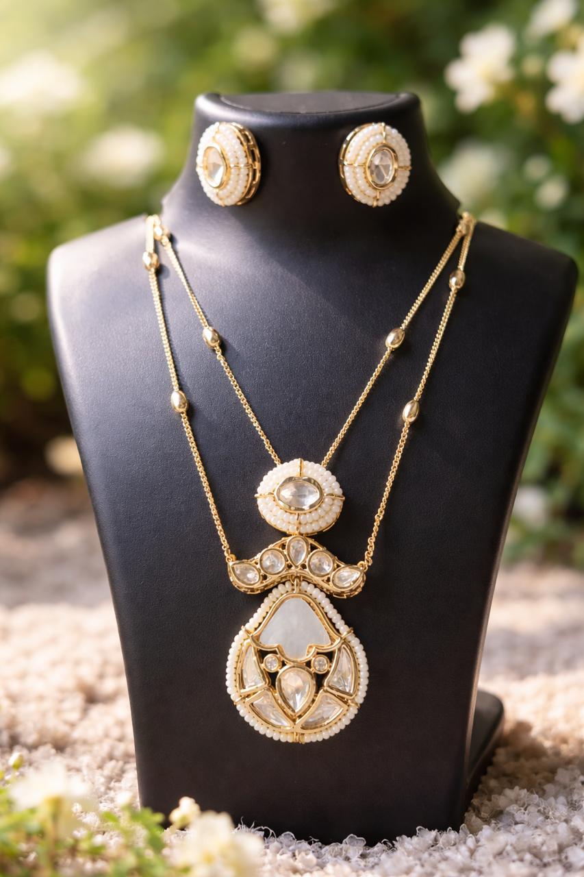 Ivory Royale Layered Necklace Set