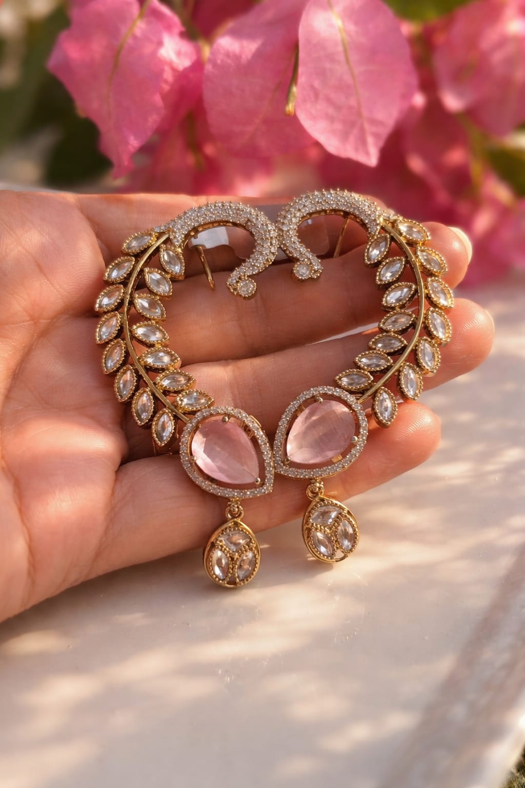 Blossom Heart Ear Cuff