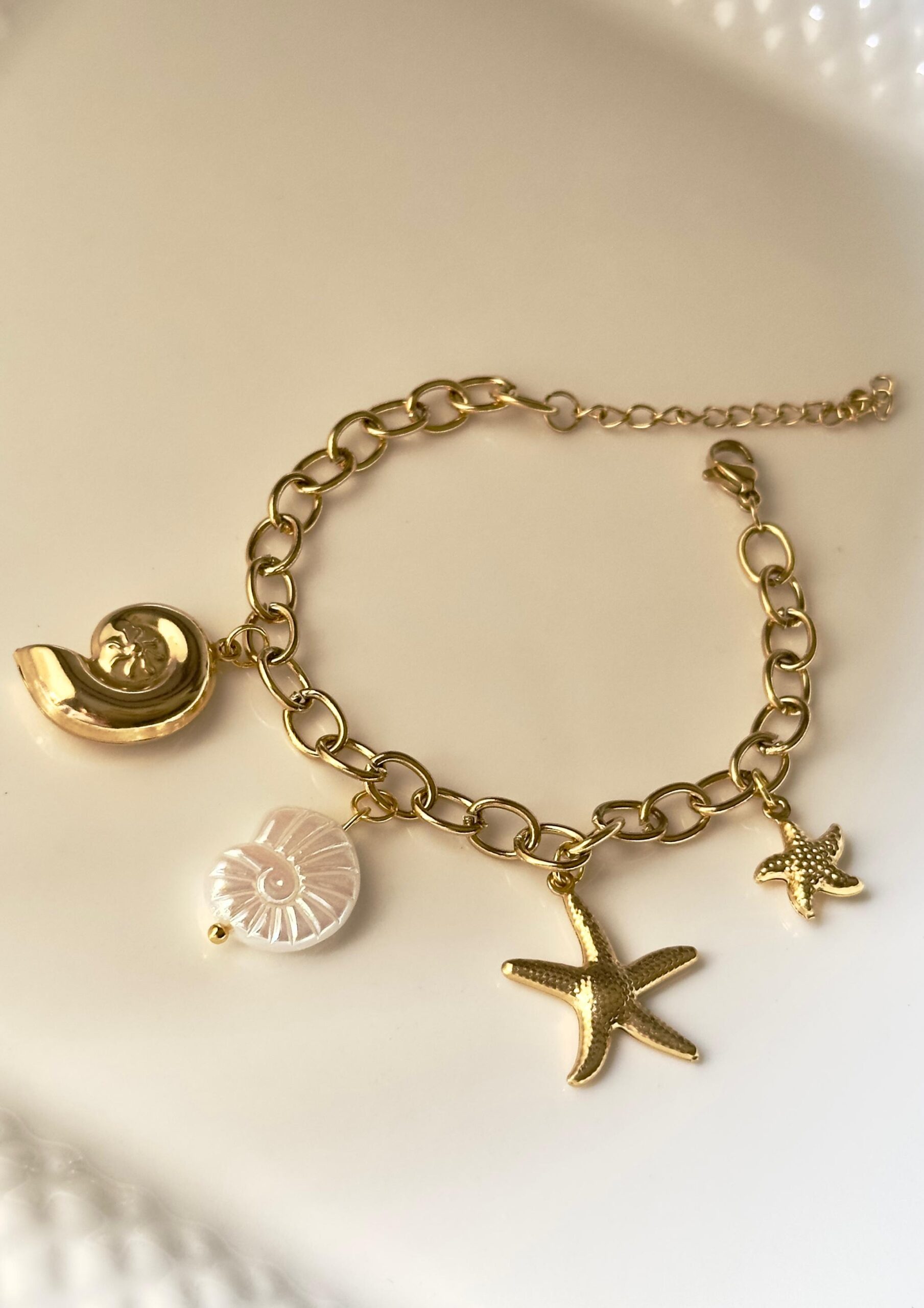 Golden Star Charm Bracelet