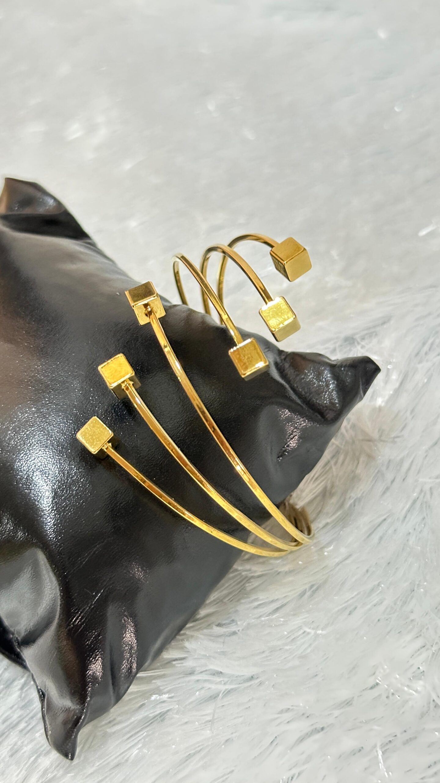 Gold plated stainless still kada