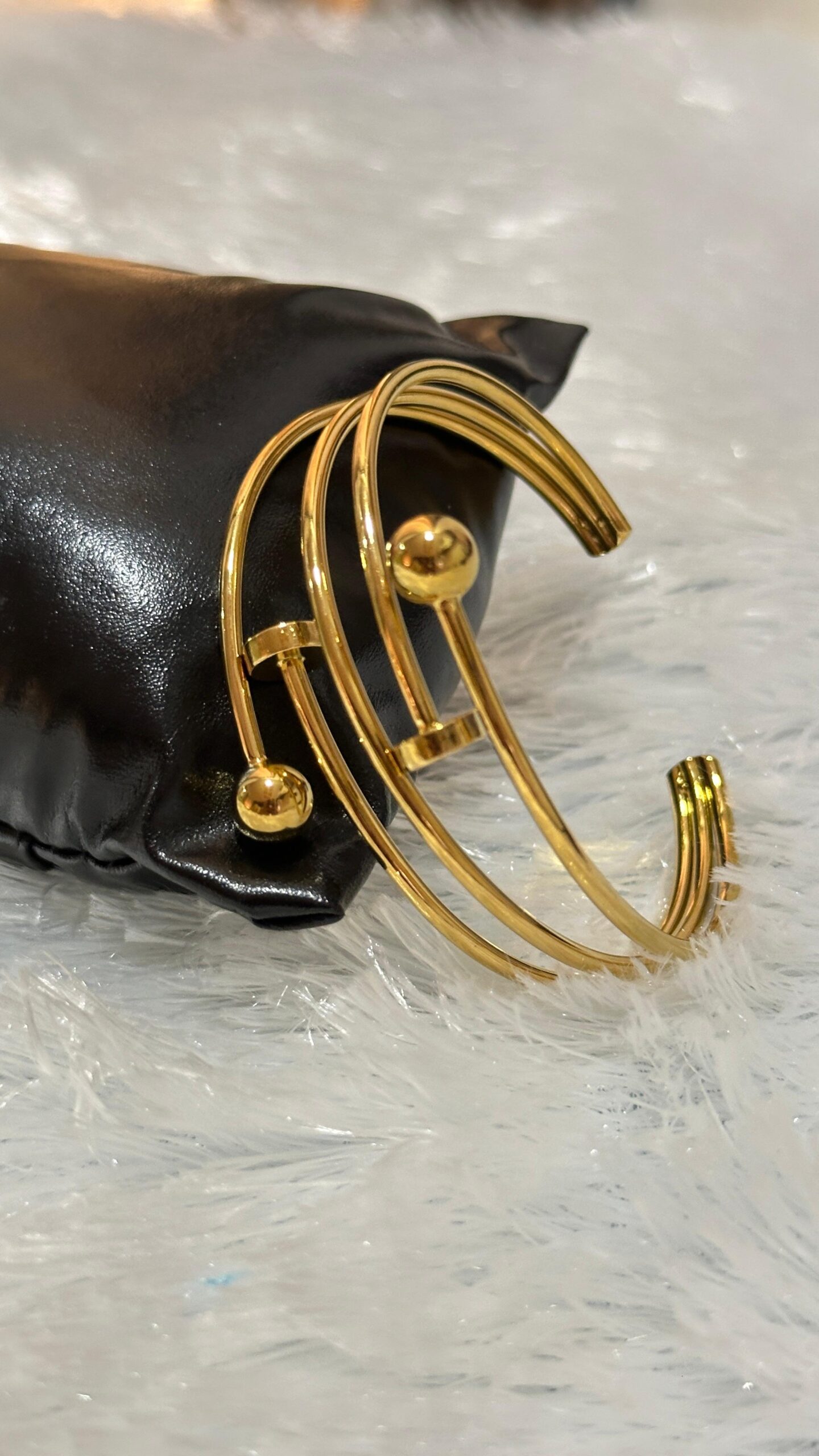 Gold plated stainless still kada