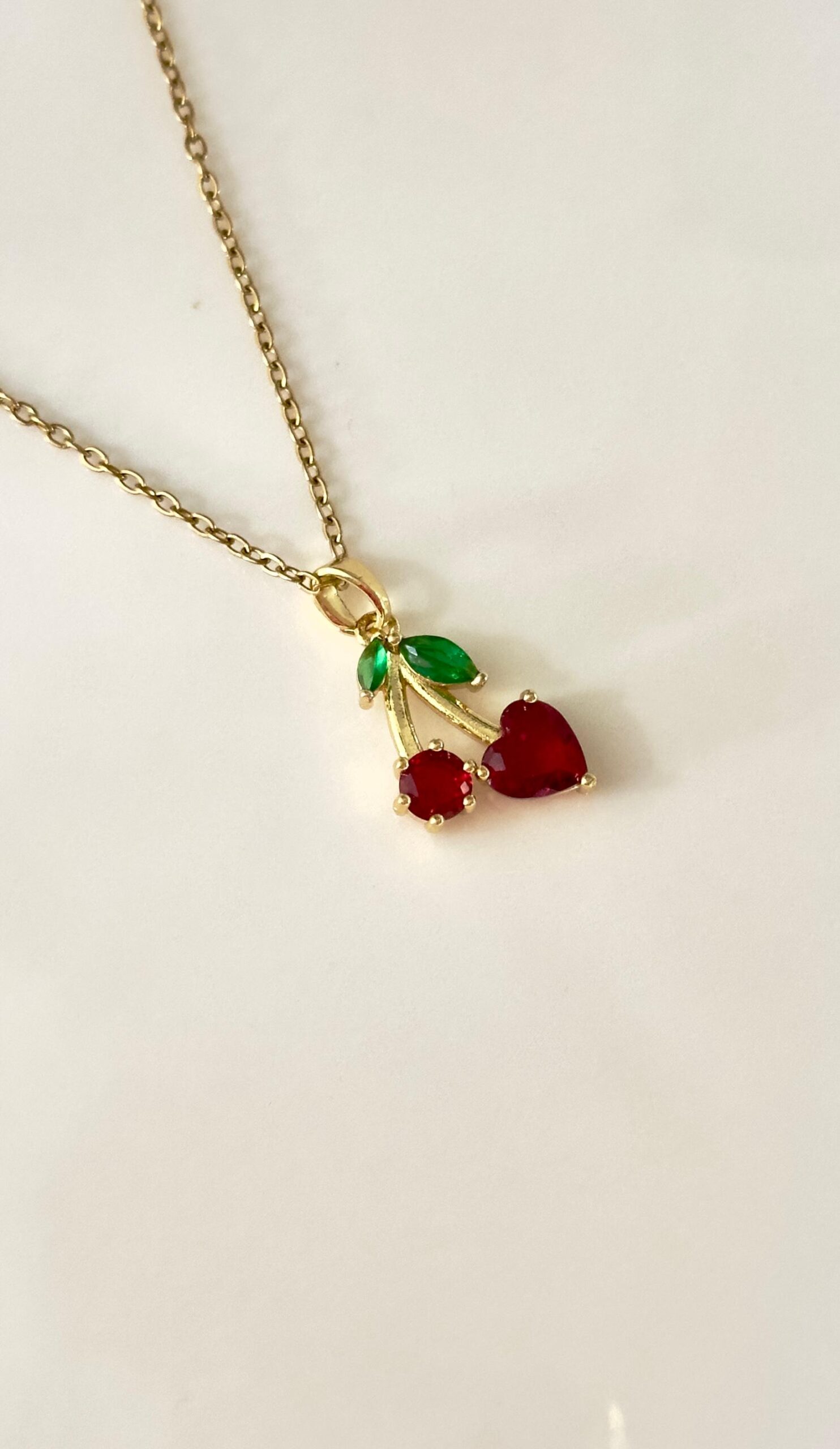 Cherry Charm Chain Pendant