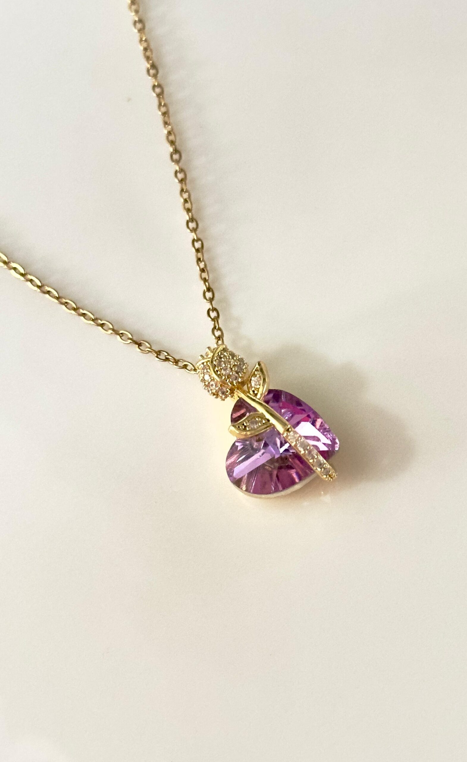 Heart Charm Chain Pendant
