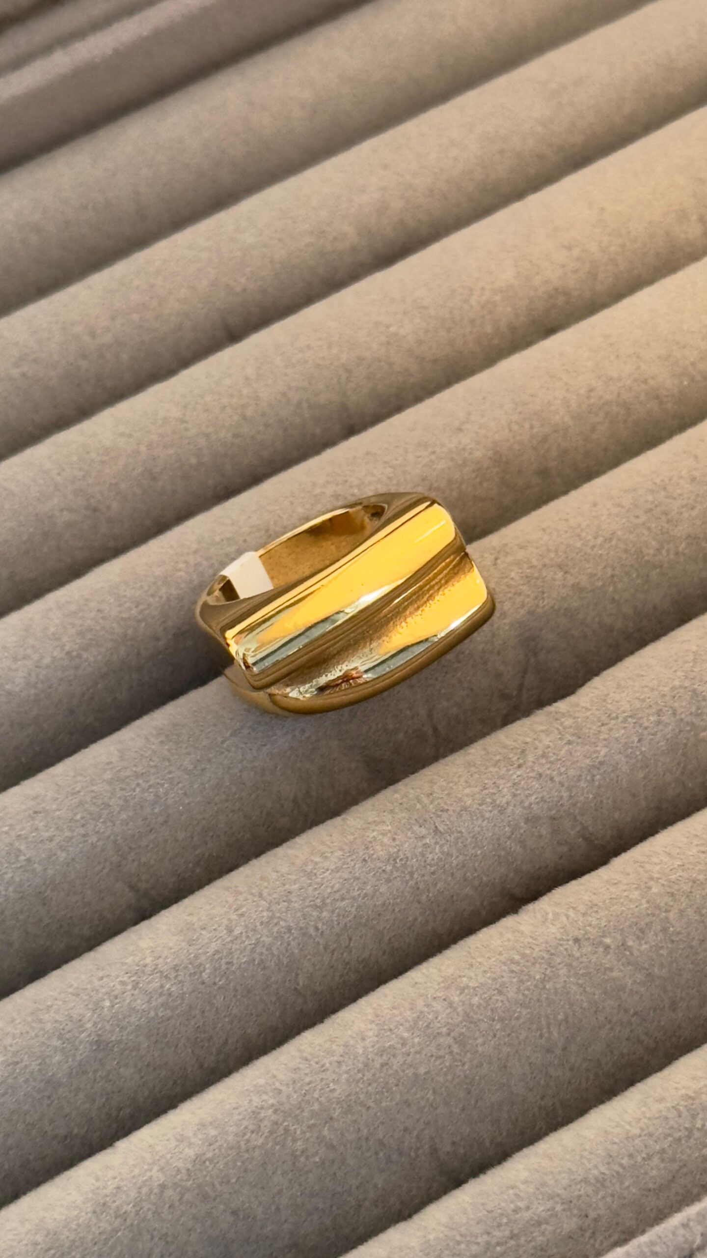 Gold Dome Band Ring