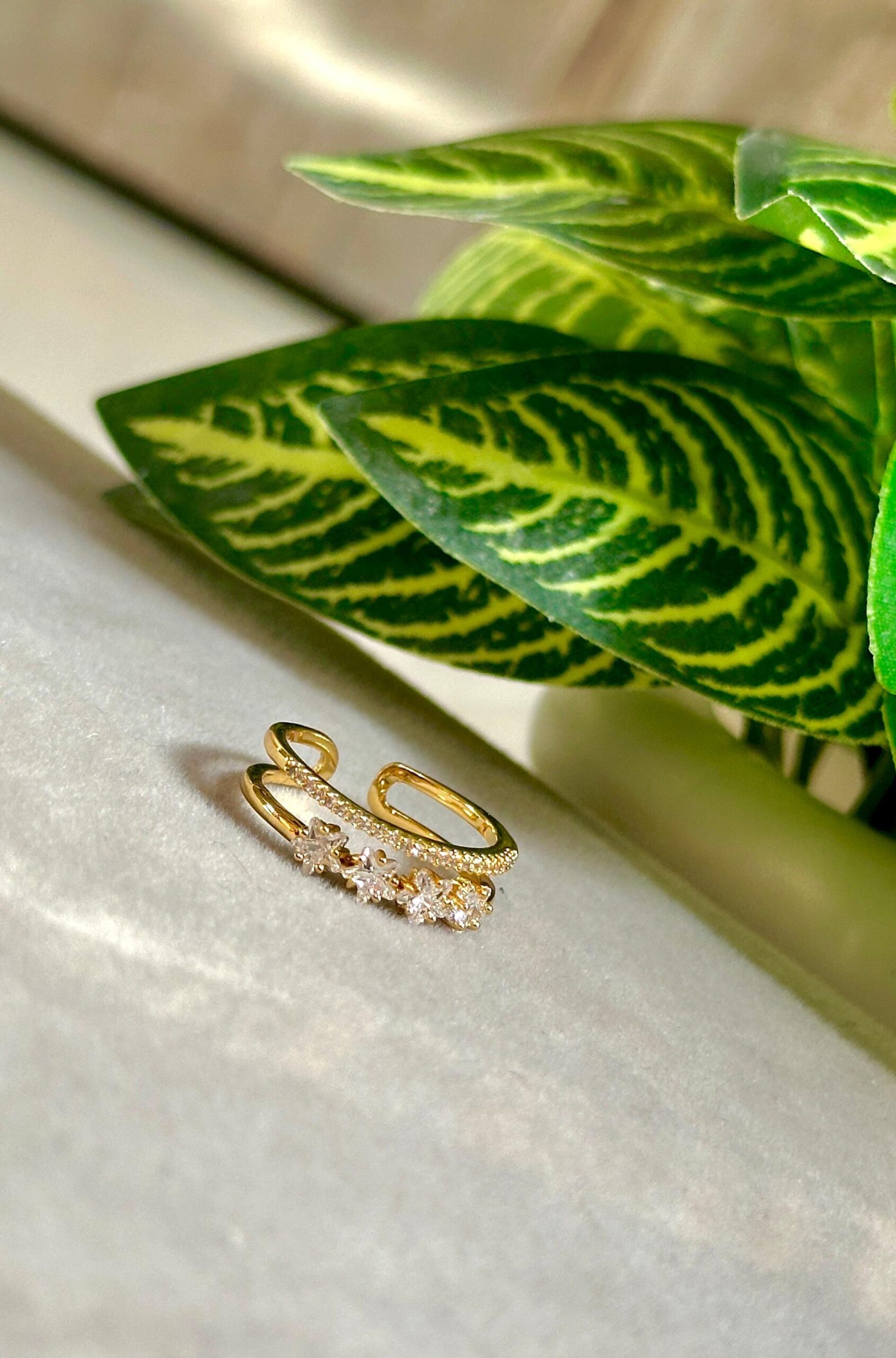 Starlet Dual-Band Adjustable Ring