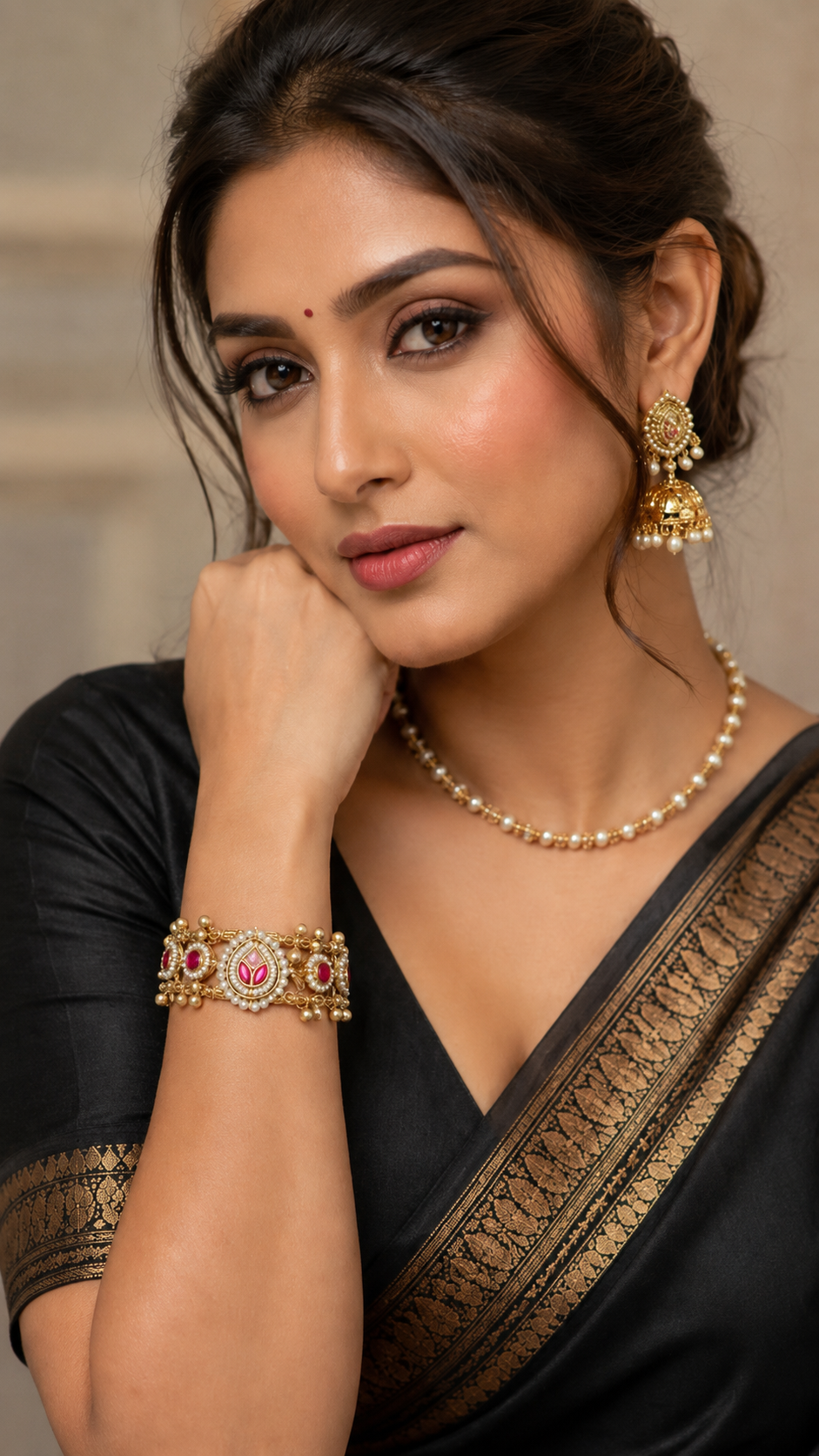 Golden Brass Gungroo Kada - Image 2