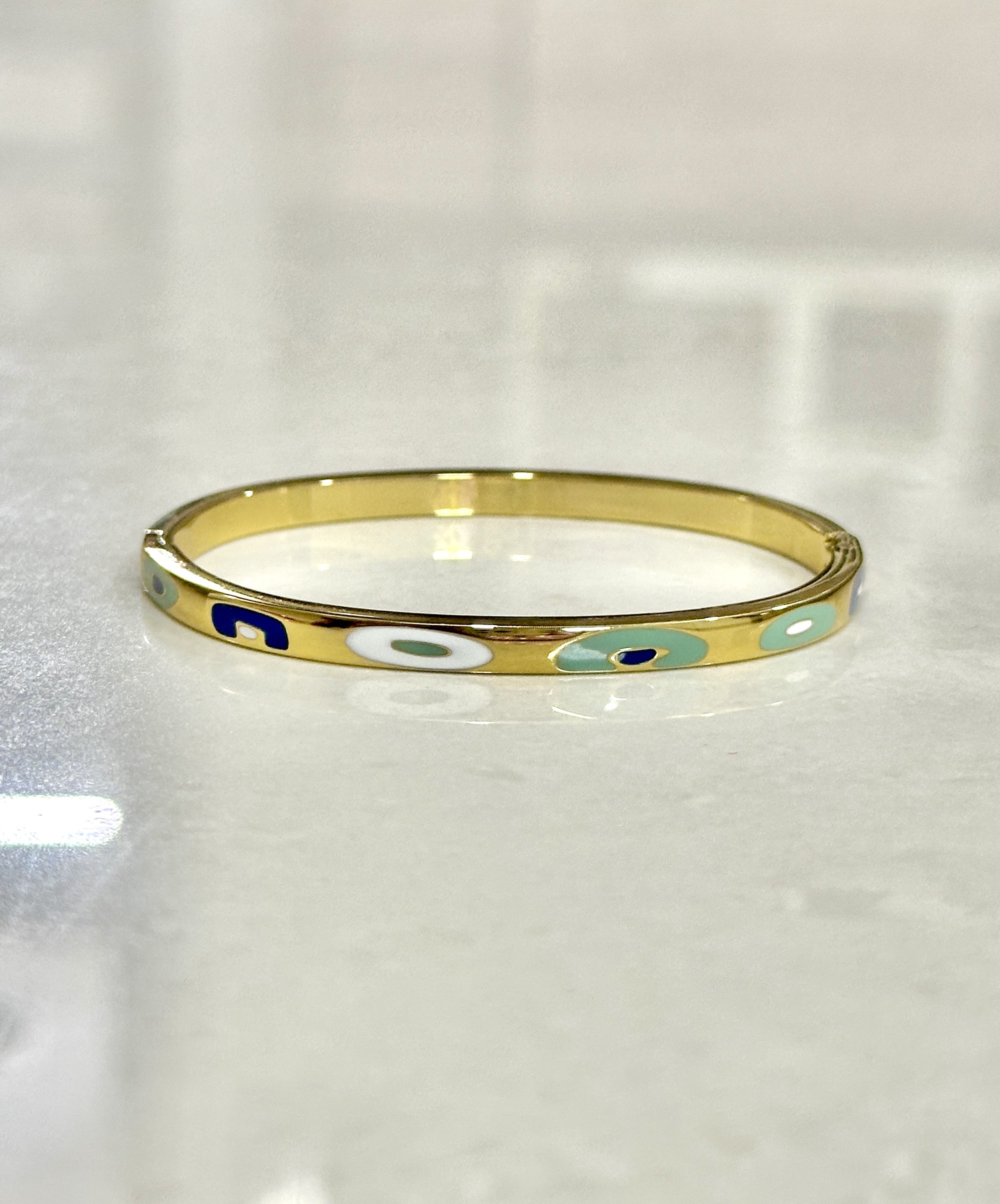 Anti Tarnished Enamel Kada(baby size)