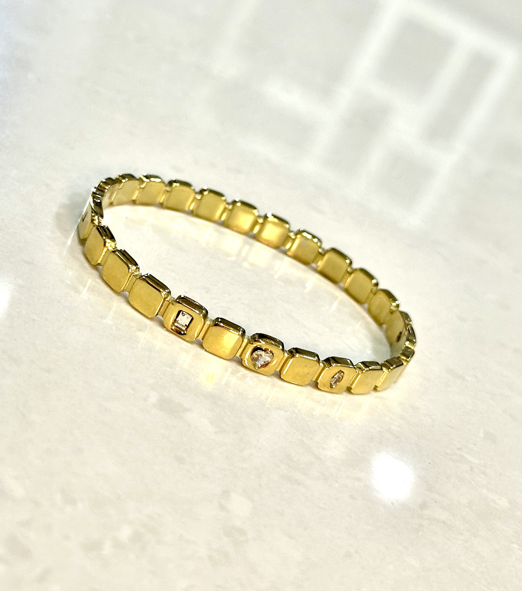 Anti Tarnished Gold Kada(regular size)